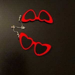 Sunglass dangling earrings